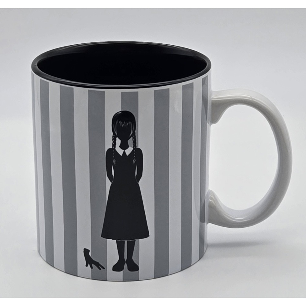 Addams Family Wednesday "On Wednesdays We Wear Black" Ceramic Addams Mug 20‎ Oz